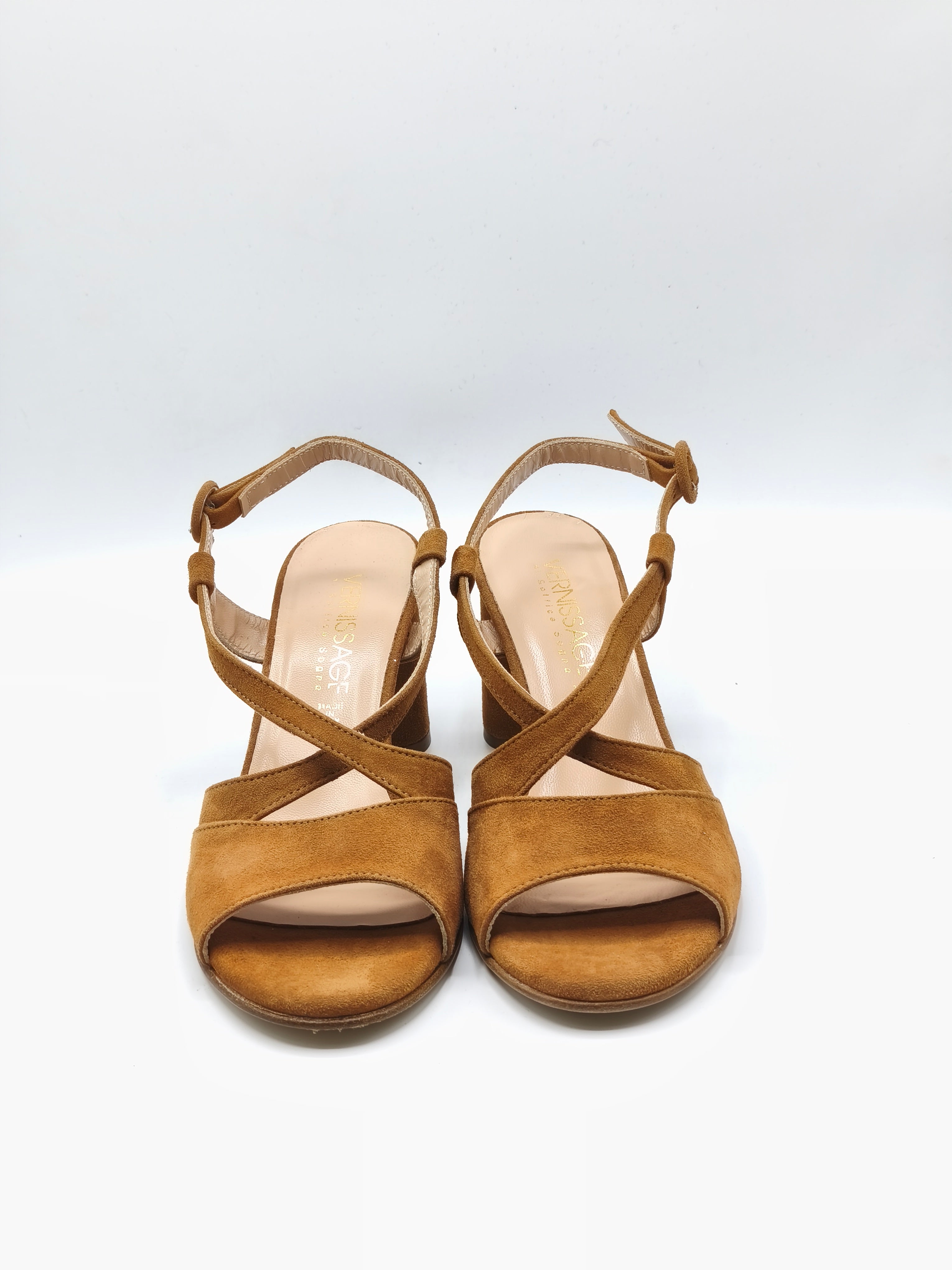 Sandali in pelle scamosciata
