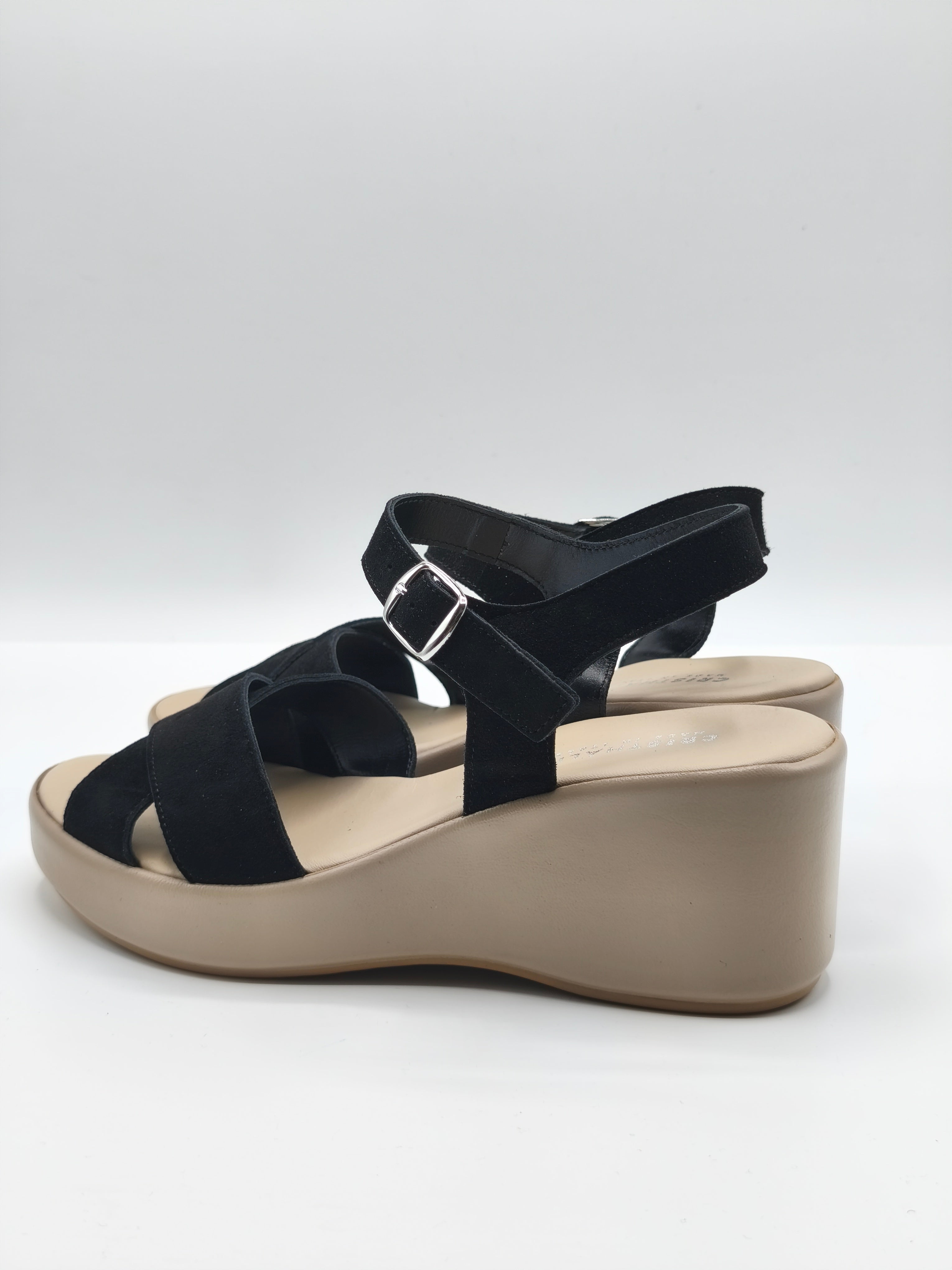 Zatteroni in pelle scamosciata nero