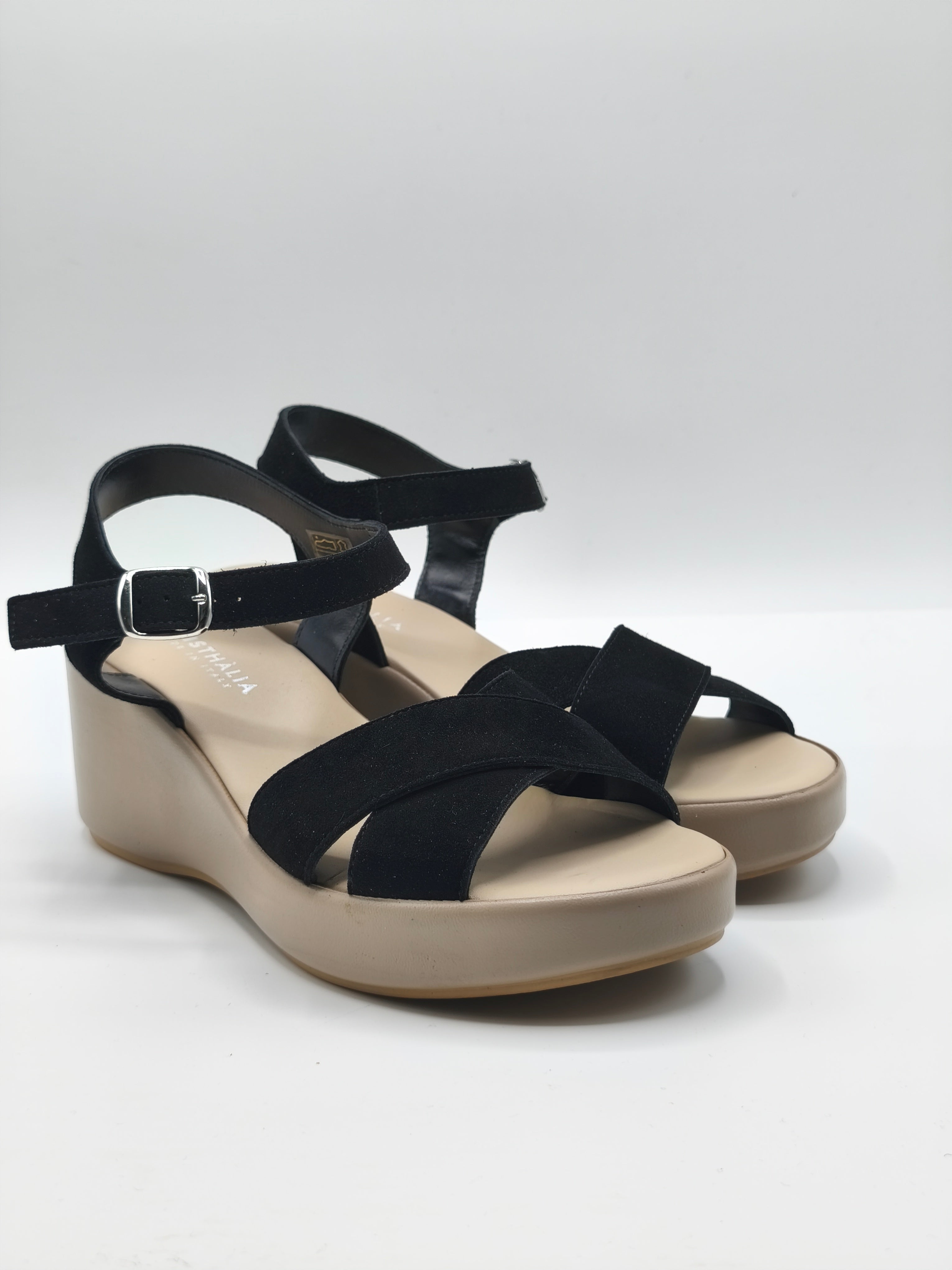 Zatteroni in pelle scamosciata nero