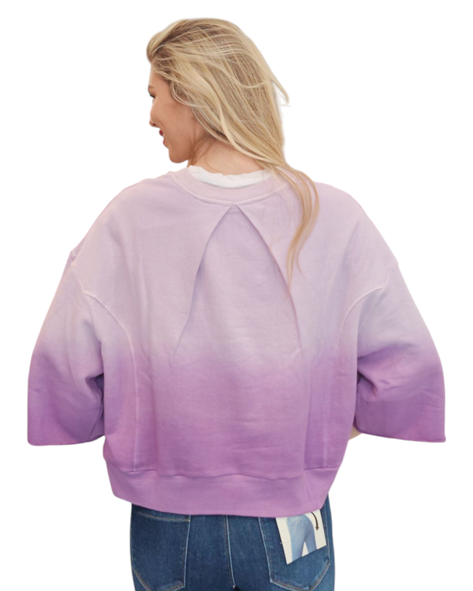 Felpa oversize degrade'TRUE NYC