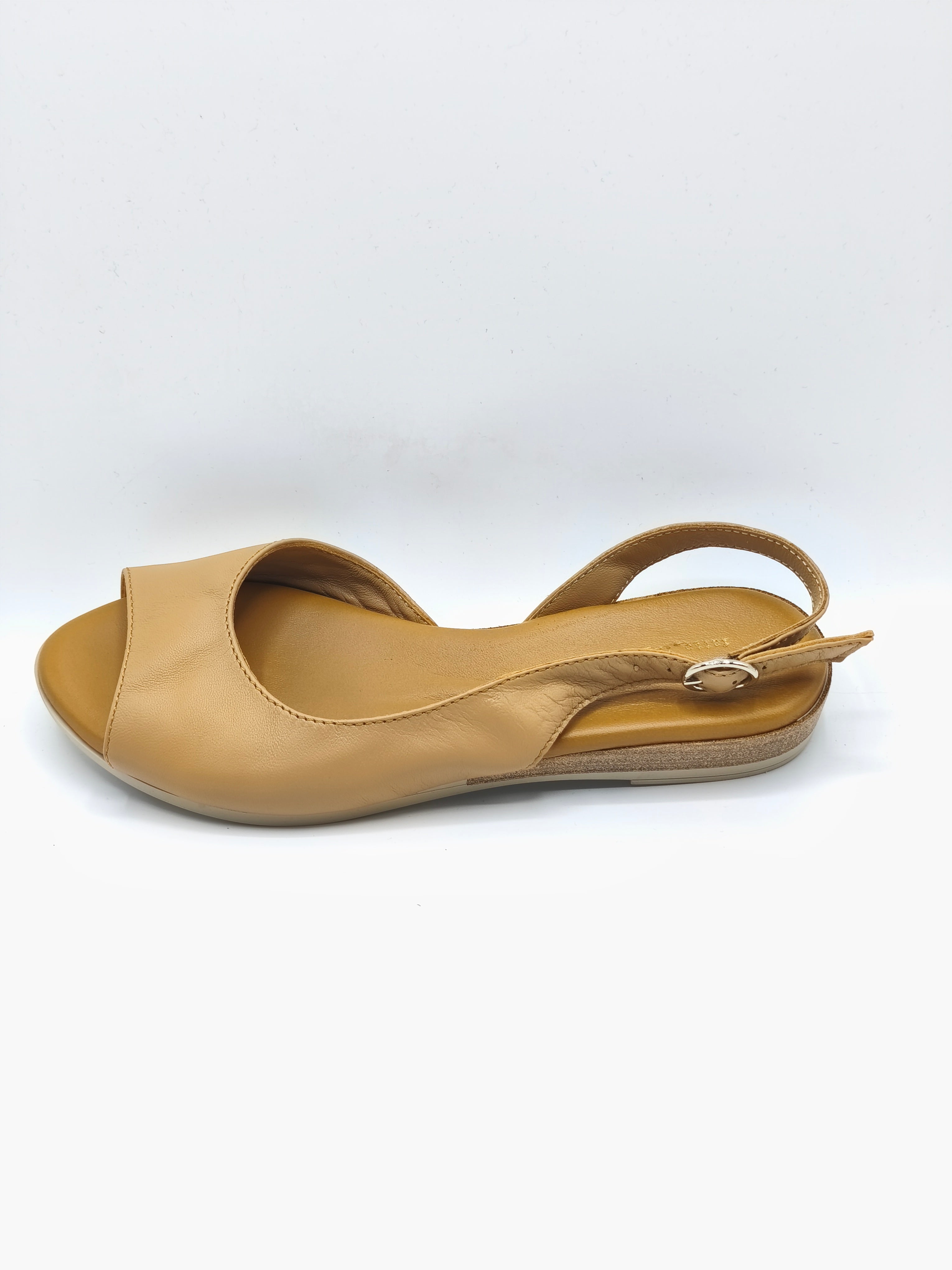 Sandali bassi in pelle