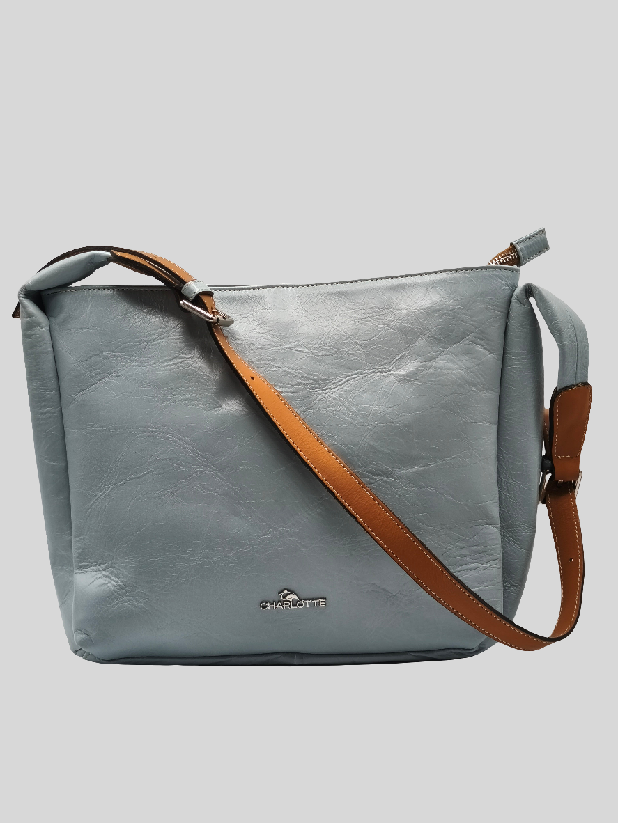 Borsa in vera pelle a spalla