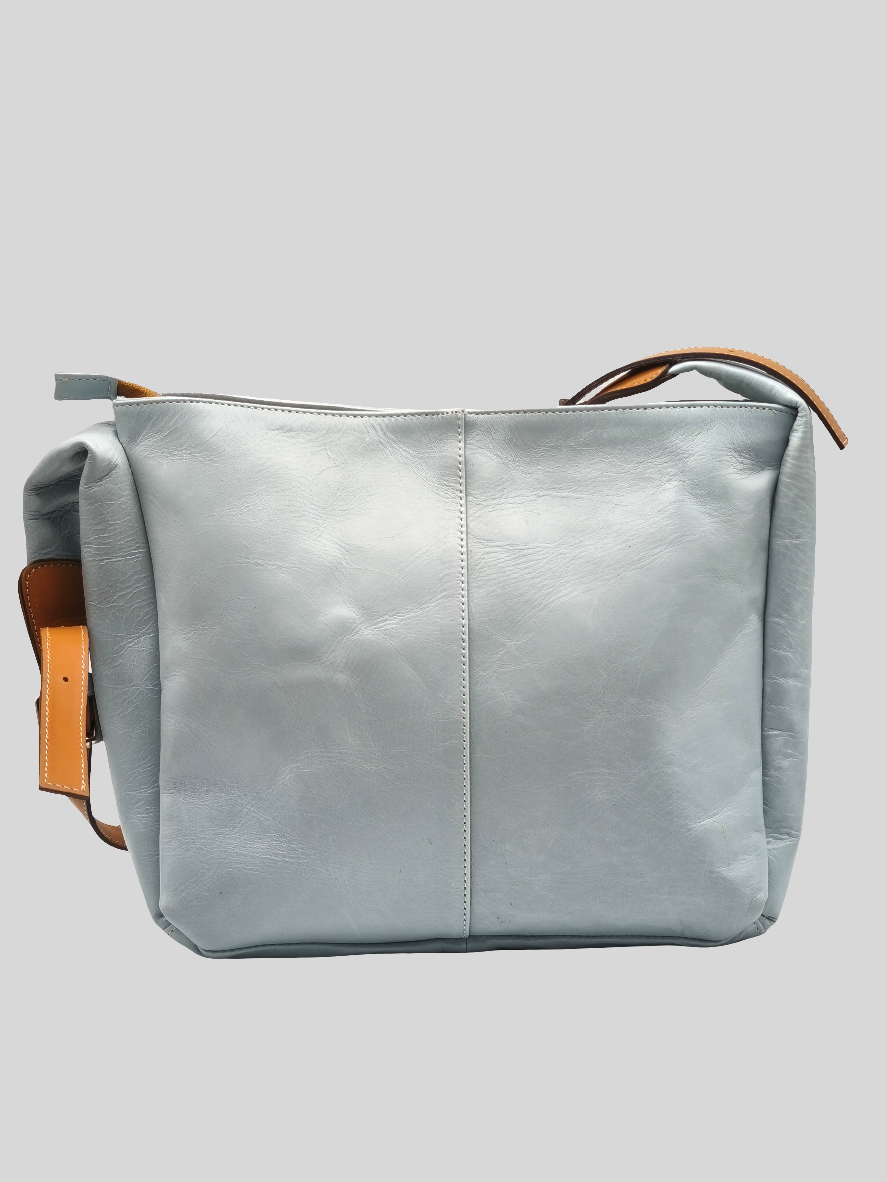 Borsa in vera pelle a spalla
