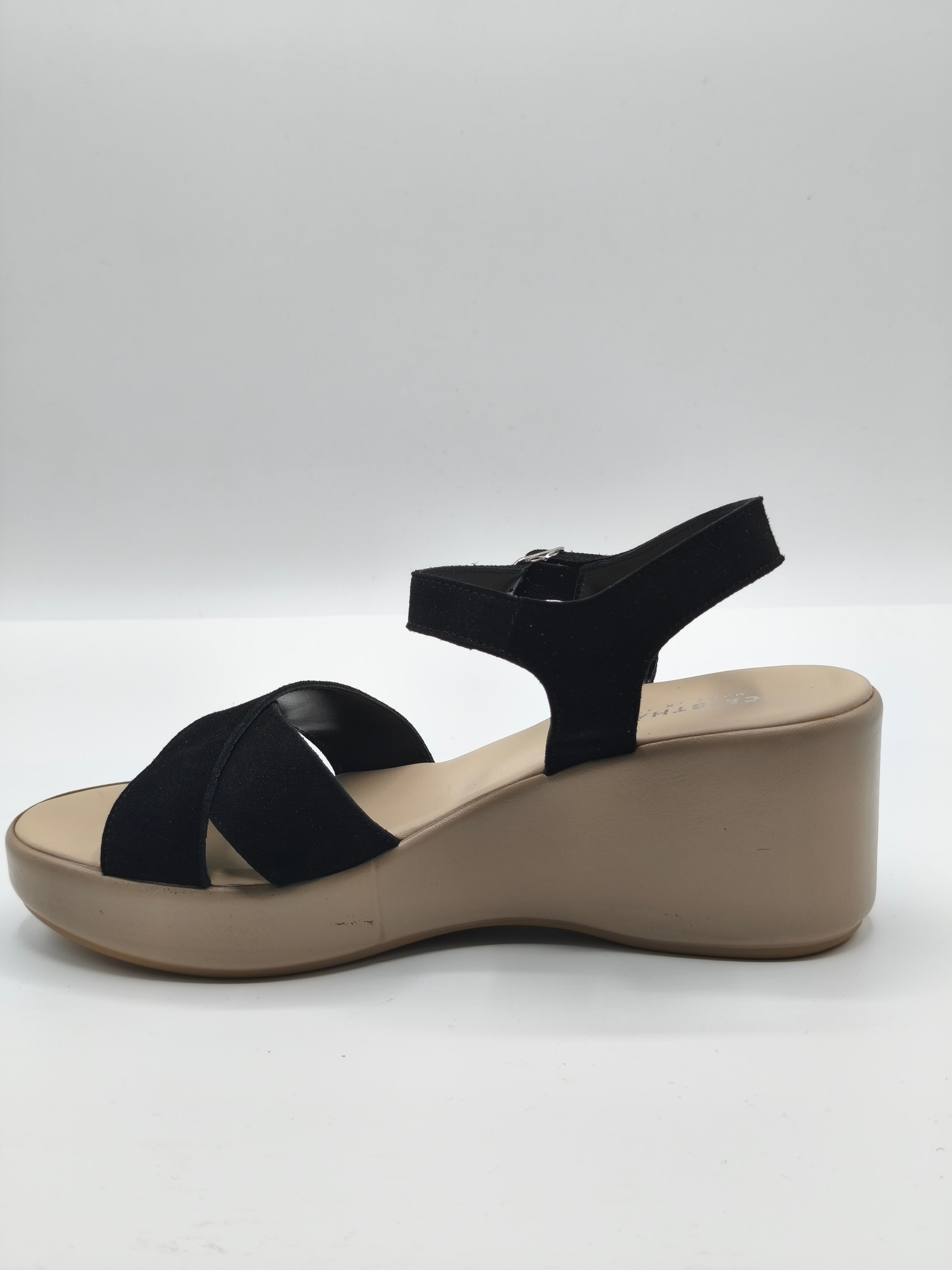 Zatteroni in pelle scamosciata nero