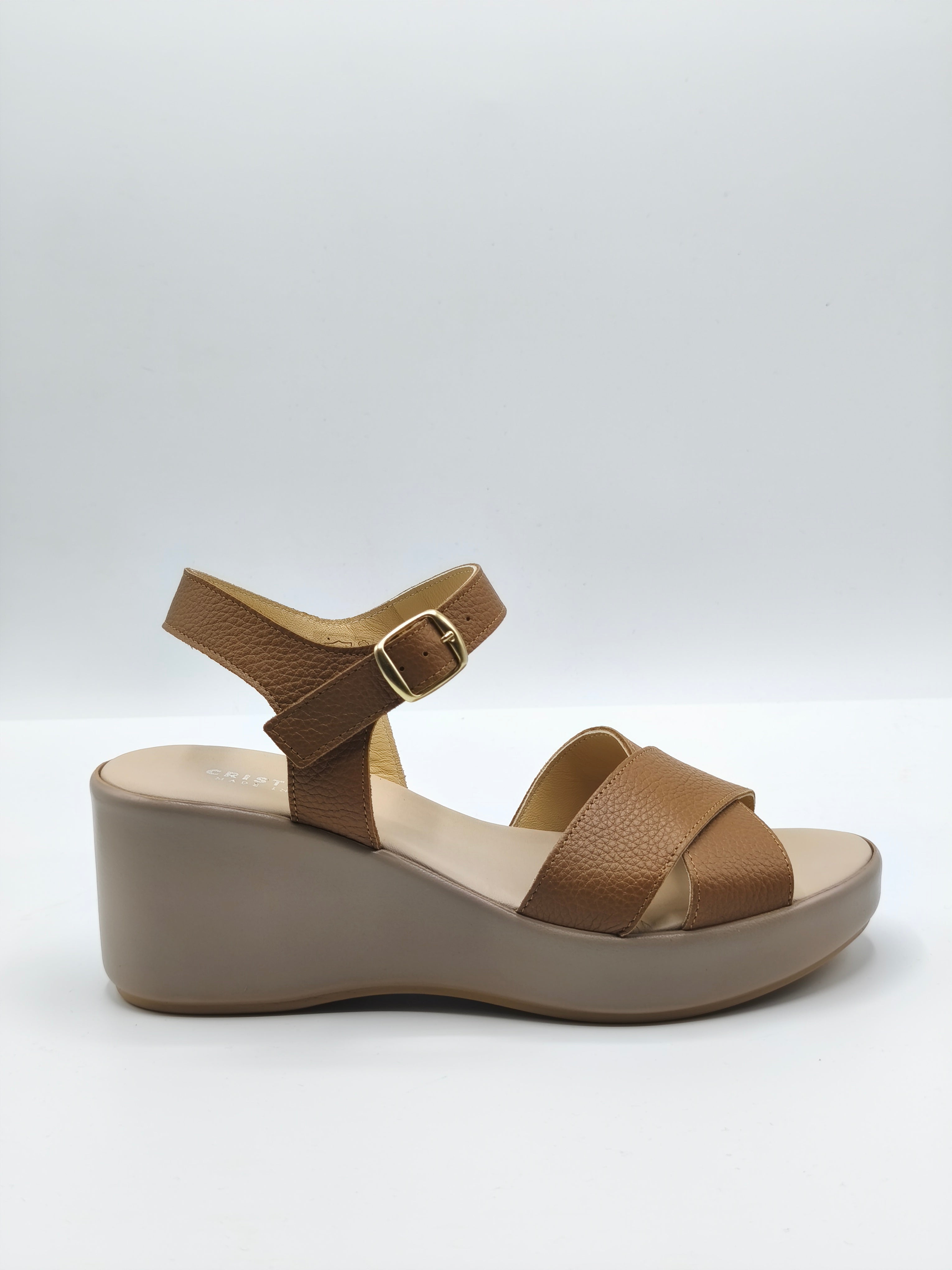 Zatteroni in pelle color cuoio