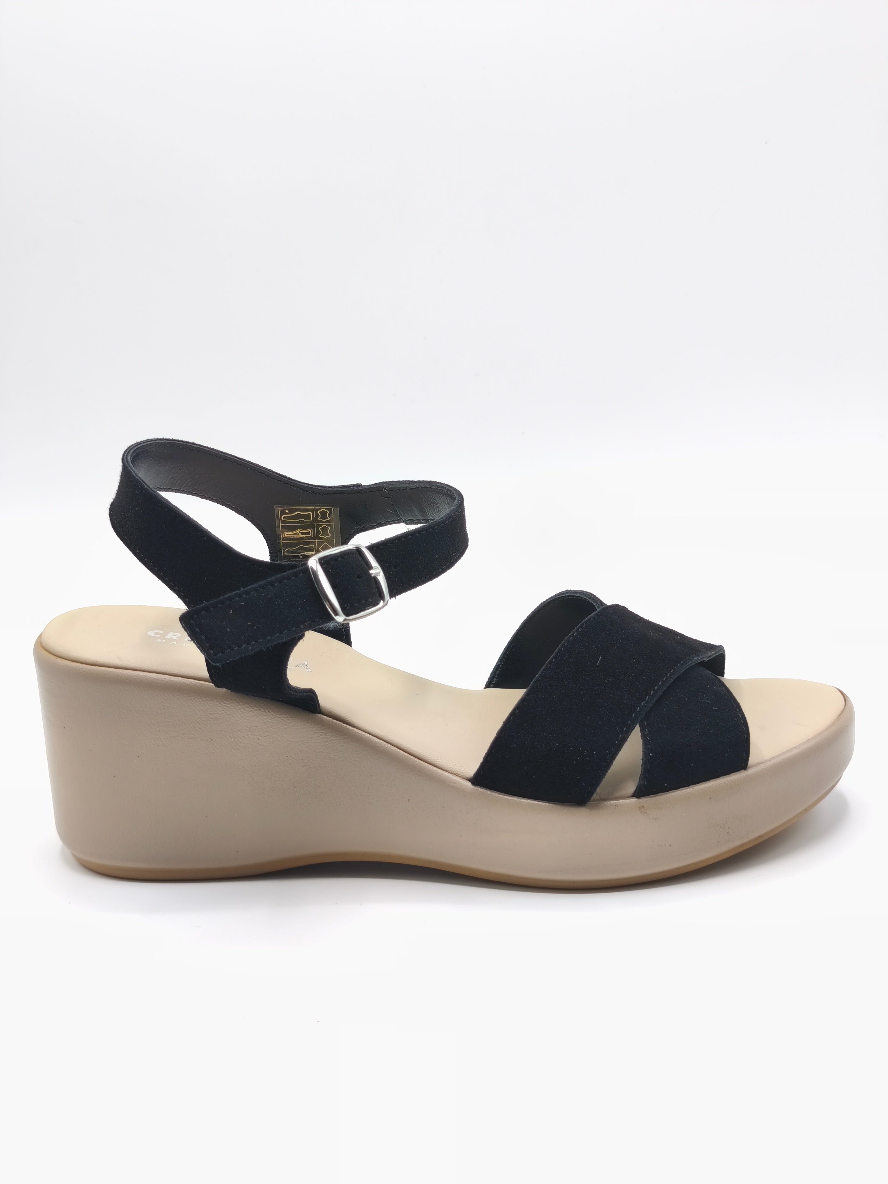 Zatteroni in pelle scamosciata nero