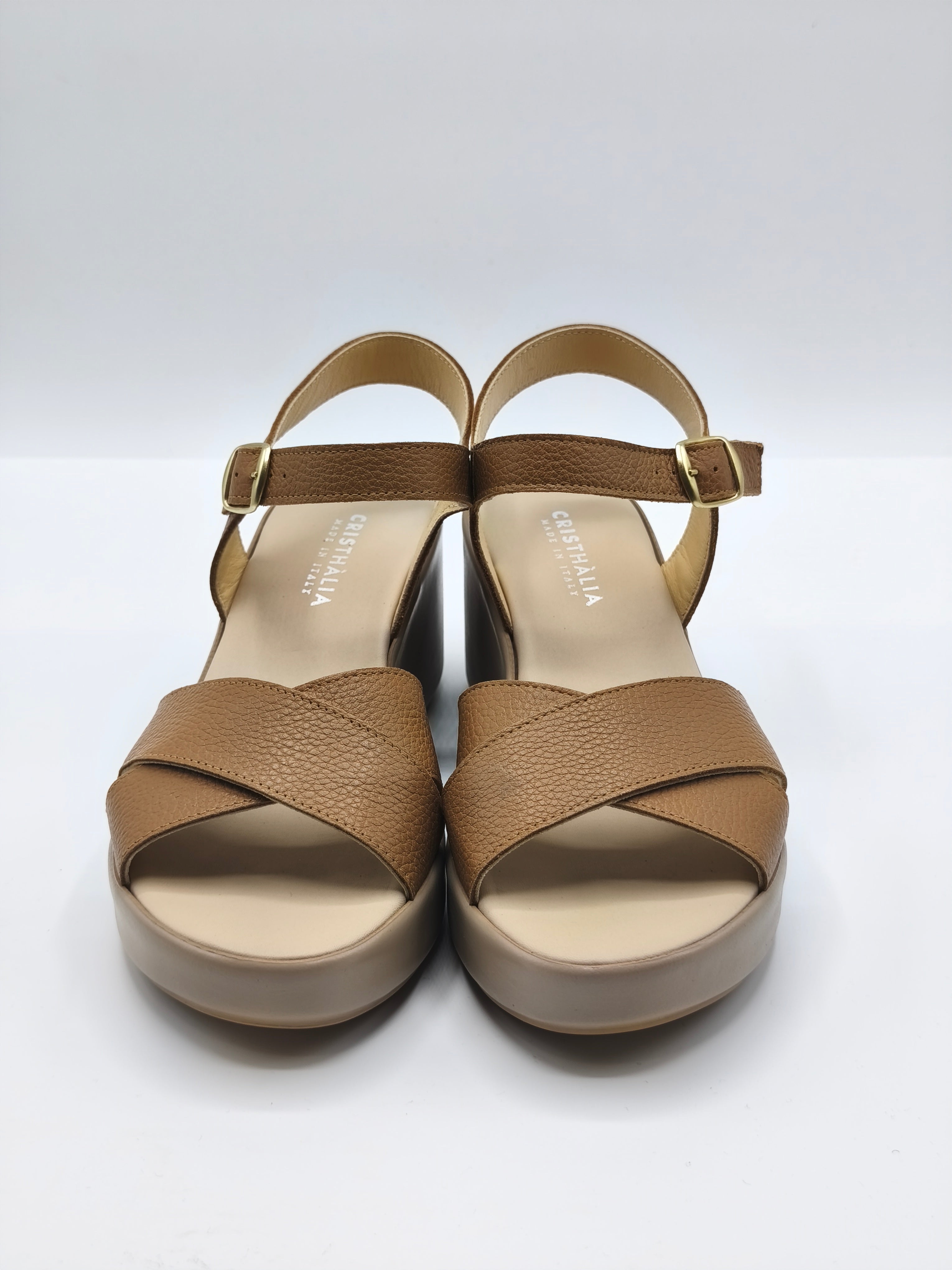 Zatteroni in pelle color cuoio